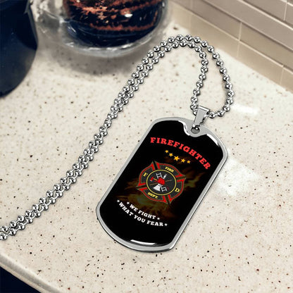 Firefighter Valor Dog Tags