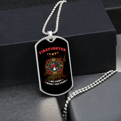 Firefighter Valor Dog Tags