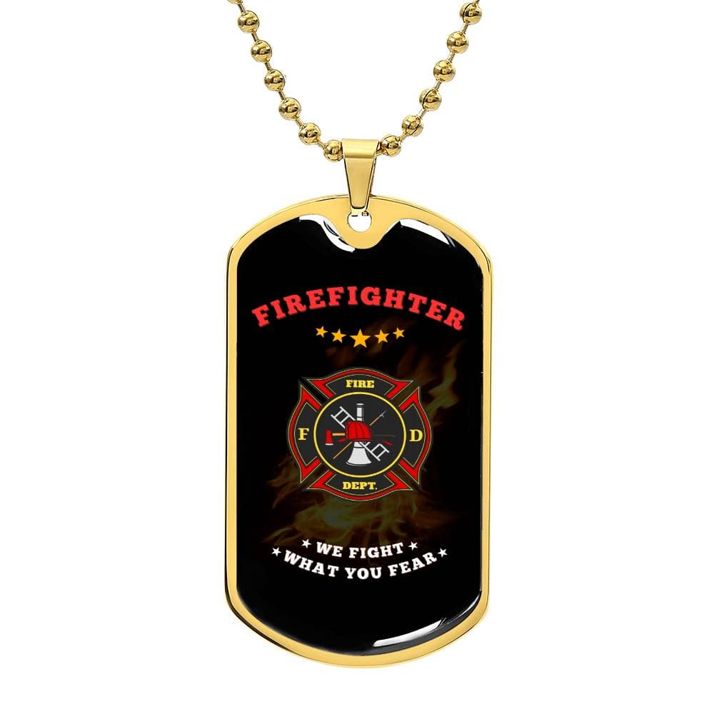 Firefighter Valor Dog Tags