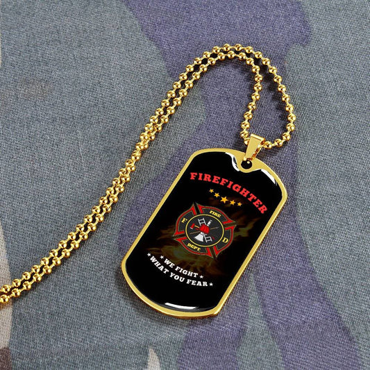 Firefighter Valor Dog Tags