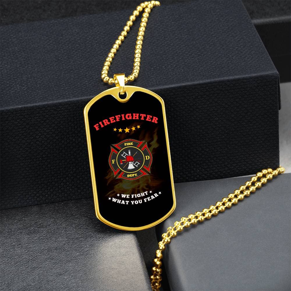 Firefighter Valor Dog Tags