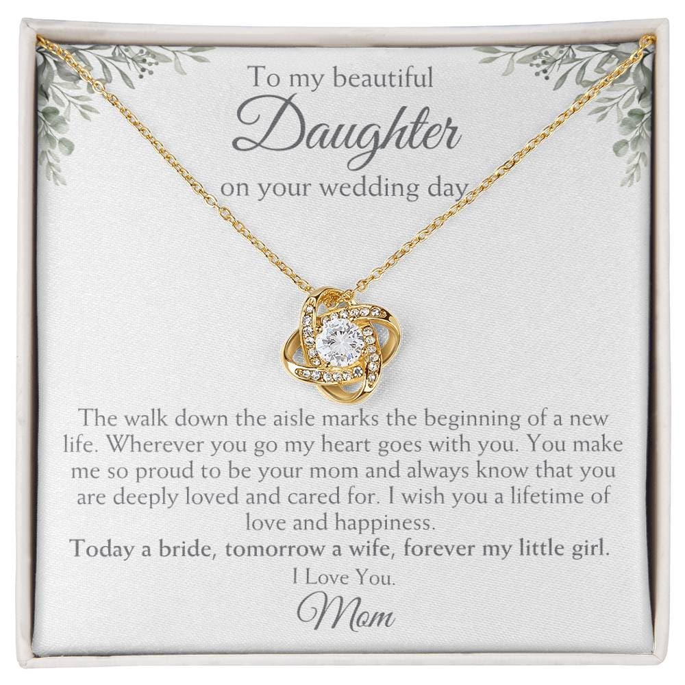 To My Beautiful Daughter On Your Wedding Day