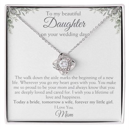 To My Beautiful Daughter On Your Wedding Day