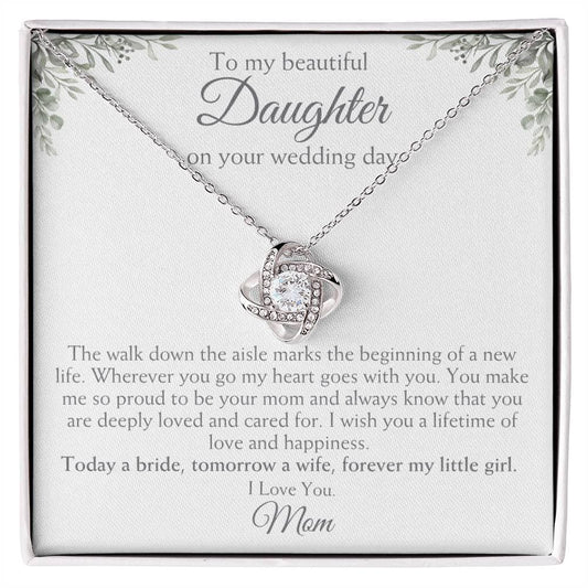 To My Beautiful Daughter On Your Wedding Day